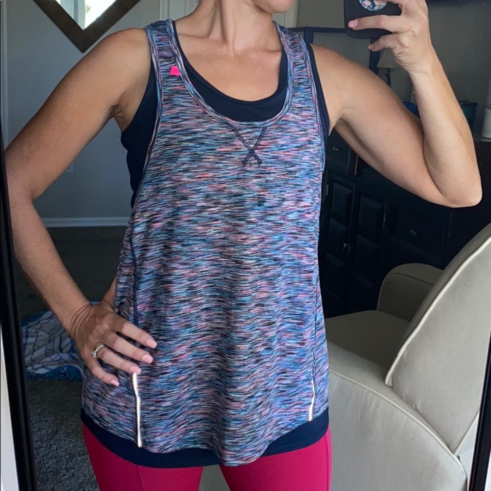 NWOT Tangerine double layer tank